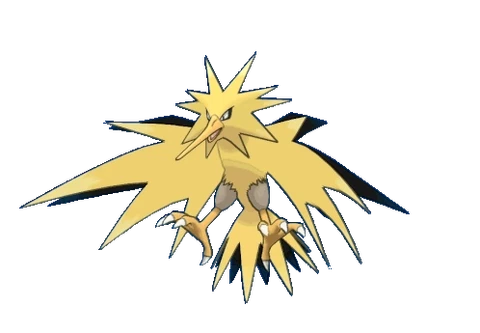 Zapdos Sticker - Zapdos - Discover & Share GIFs
