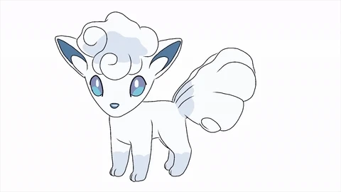 Just a little Alolan Vulpix that I animated : r/pokemon