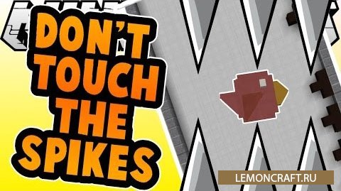 Карта по мотивам игры Don’t Touch the Spikes [1.9]