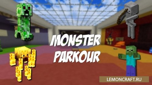 Паркур Карта Monster Parkour [1.10.2]