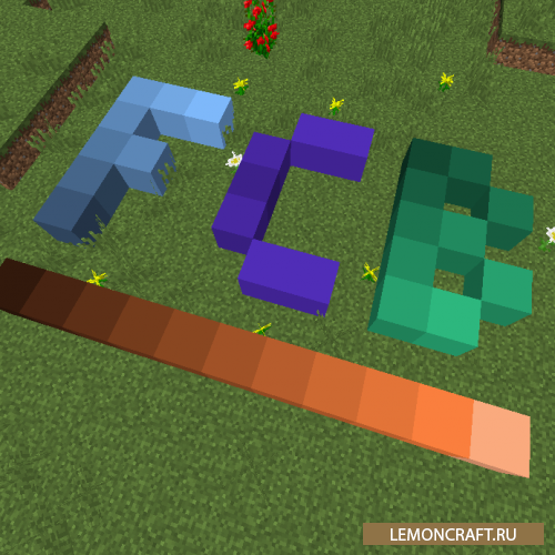 Мод новых блоков Flat Colored Blocks [1.12.1] [1.11.2] [1.10.2] [1.9.4]