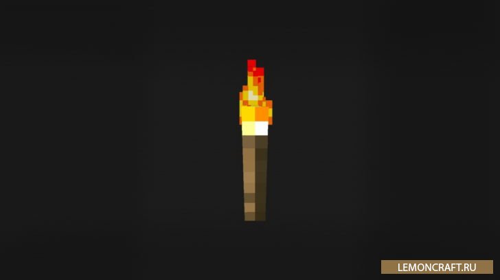 Мод на кнопку для размещения факелов The Middle Torch [1.12.2] [1.11.2] [1.10.2] [1.7.10]