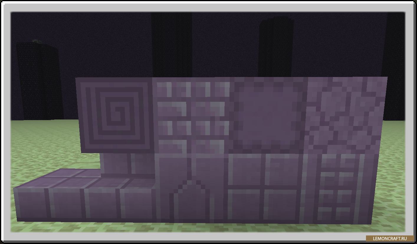 Мод на декоративные блоки Additional Ender Blocks [1.12.2] [1.11.2] [1.10.2]