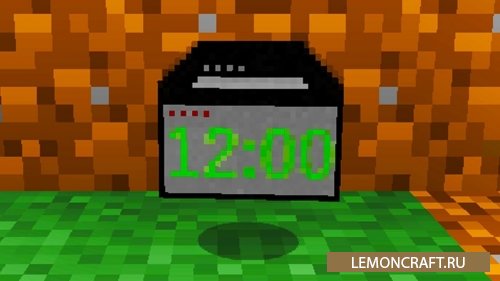 Мод на цифровой будильник Alarm Clock [1.12.2]