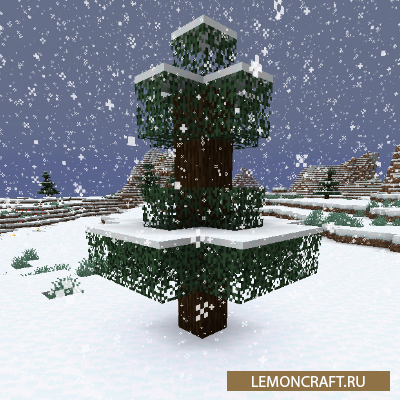 Мод на снег под деревьями Snow Under Trees [1.16.4] [1.15.2] [1.14.4]