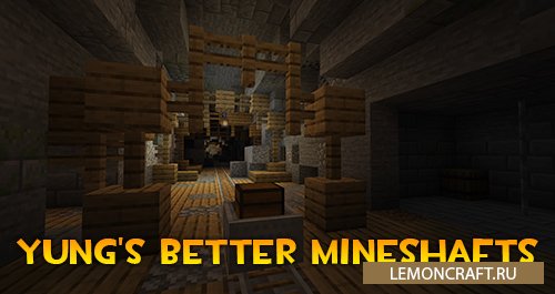 Мод на уникальные шахты YUNG's Better Mineshafts [1.16.5] [1.15.2] [1.12.2]
