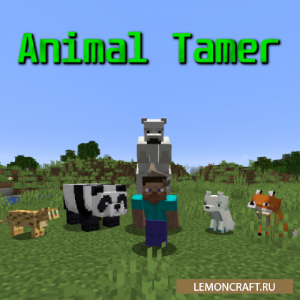 Мод на укротителя животных Animal Tamer [1.17.1] [1.16.5] [1.12.2]